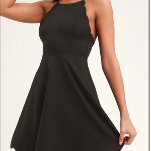 play on curves black backless dress WITH TAG ON
